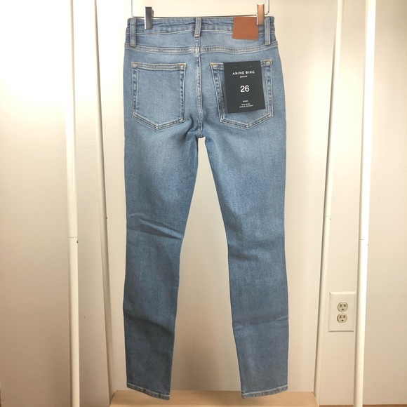 NWT Anine Bing Gabe Ripped Jeans 26 - Picture 8 of 13